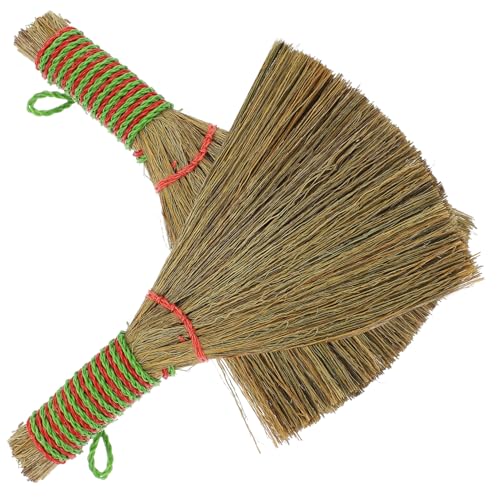 Beavorty 2 Stück Kleiner Haushalt Besen mit Kurzem Griff Kompakt und Langlebig für Staubentfernung Schreibtisch Fensterläden Möbeln und Schwer Zugänglichen Stellen von Beavorty