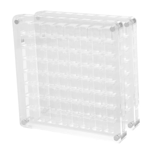 Beavorty 2 Stück Magnetische Aufbewahrungsbox für Nail Art Zubehör Transparente Fächer Schmuckbox aus Acryl für Perlen und Dekorationen Kompakte Organizer Lösung Beavorty 2 Stück Magnetische Aufbewahrungsbox für Nail Art Zubehör Transparente Fächer Schmuckbox aus Acryl für Perlen und Dekorationen Kompakte Organizer Lösung von Beavorty