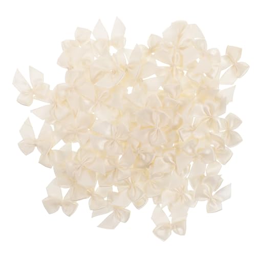Beavorty 200 Stück Mini Schleifen aus Polyester Bunte Dekorative Schleifen für DIY Bastelarbeiten Handwerksprojekte Hochzeits und Partydekoration für Kleidung und Accessoires von Beavorty