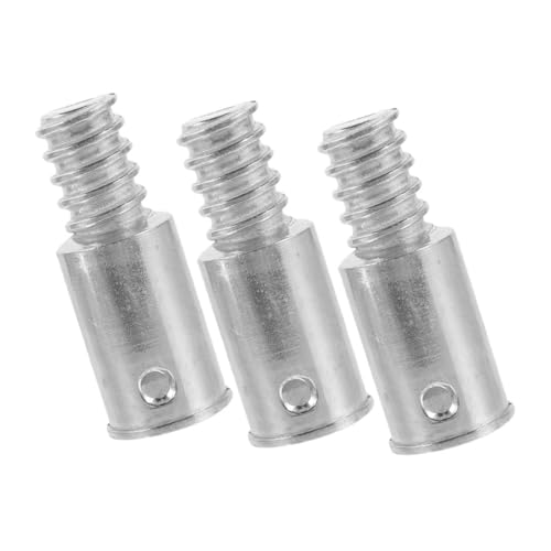 Beavorty 3 Stück Aluminiumlegierung Gewindeverbindung für Besenstiel Ersatz Malerpole Verlängerung Sichere Flexible Verbindung für Gerade und Teleskopstangen Einfache Montage Langlebig von Beavorty