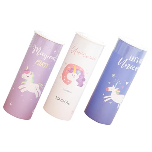 Beavorty 3 Stück Cartoon Einhorn Papiertaschentücher in Runder Dose Dekorative Auto Serviettenbox Nachfüllbare Kleine Taschentuchspender für Auto Büro Küche und Zuhause Beavorty 3 Stück Cartoon Einhorn Papiertaschentücher in Runder Dose Dekorative Auto Serviettenbox Nachfüllbare Kleine Taschentuchspender für Auto Büro Küche und Zuhause von Beavorty