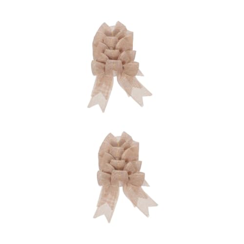 Beavorty 8 Stck. Teiliges Flachs Schleifen für DIY Dekoration Langlebige Vielseitige Bastelaccessoires zum Verzieren von Taschen Kleidung Geschenkboxen Vielseitig für Alltag Party Reise von Beavorty
