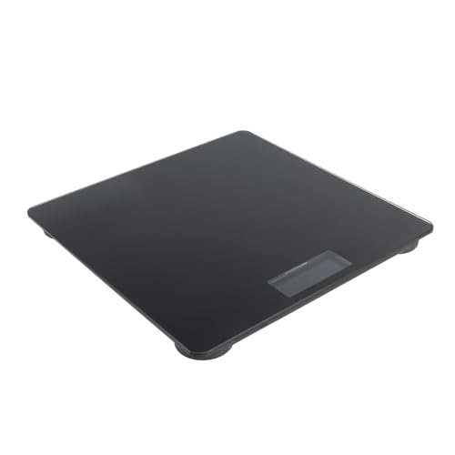 Beavorty Digitale Personenwaage Batterie Elektronische LED Schwarz für Zuhause Direktes Ergebnis Beim Betreten Robuste Glasplattform Gewichtsanzeige Kilogramm von Beavorty