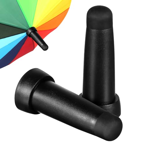 Beavorty Schirmspitzenabdeckungen – 2 Stück Gummi-Endkappen für Spaziergänge und Wanderschirme von Beavorty