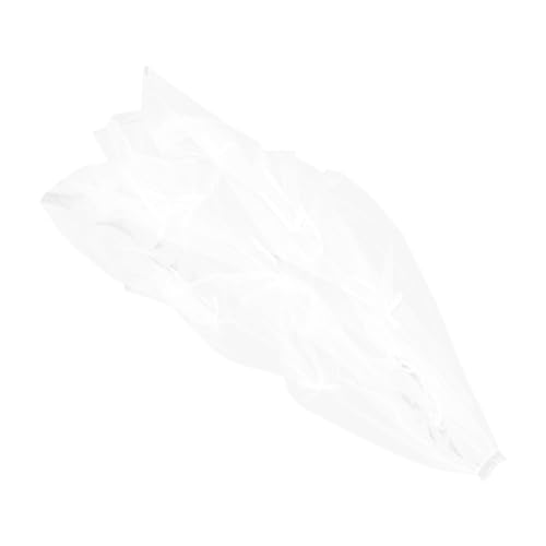 Beavorty Weißer Brautschleier mit Kamm Einlagiger Atmungsaktiver Tüll Romantische Schleife Vielseitig für Outdoor Hochzeiten Verleiht Eleganten Look Einfach zu Pflegen Komfortabel und von Beavorty