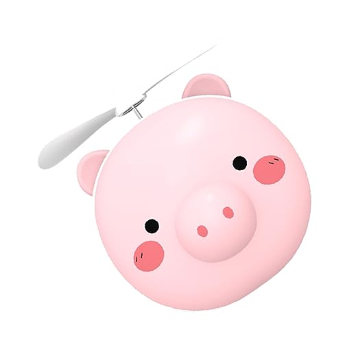 Beavorty -schminkspiegel Mini- Süßes Schweinchen-Design Tragbar Wiederaufladbar Über USB Energiesparend Für Frauen von Beavorty