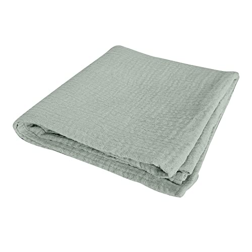 Spannbettlaken, 100% Baumwoll-Gaze, 70 x 140 cm, Seladon Spannbettlaken, 100% Baumwoll-Gaze, 70 x 140 cm, Seladon von Bébé Douceur