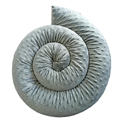 Bebeloo Bettschlange Bettkissen Seitenschläferkissen Nackenrolle Schlafkissen Kuschelschlange Stillkissen Zierkissen Zugluftstopper Body Pillow Minky Oeko-TEX (Grau, 400 cm) von Bebeloo