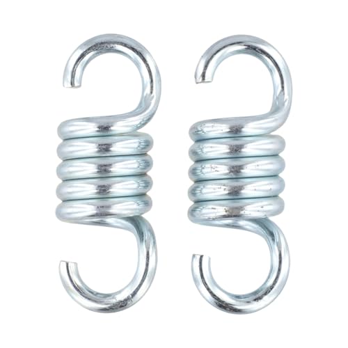 2 Stück 650 kg Spannfedern für Hängesessel und robuste Stahlkonstruktion für Schaukeln und Garten 2 Stück 650 kg Spannfedern für Hängesessel und robuste Stahlkonstruktion für Schaukeln und Garten von Bebykilemi