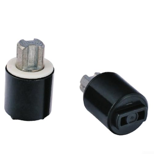 2 Stück WC-Sitz-Drehdämpfer, hydraulisches Soft-Close-Scharnier, schwarz, Kunststoff-Ersatzteile für langsamere Klappen-Anwendungen, Zuschlagen von Bebykilemi