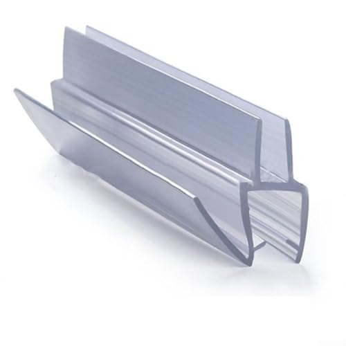 Bebykilemi 2 x 50 cm Ersatz-Duschtrennung oder -streifen, 6 oder 8 Dichtungen, 10/12 mm, Wasserabweiser für alle trockenen und transparenten Glas-Türen (6 mm) von Bebykilemi