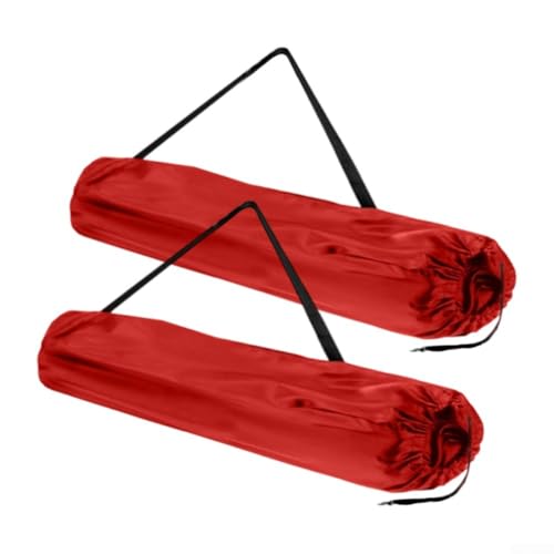 Bebykilemi 2 x Klappstuhl-Aufbewahrungstasche, 2 Stück Campingstuhl-Aufbewahrungslösung, ideal für Outdoor-Enthusiasten (rot) von Bebykilemi