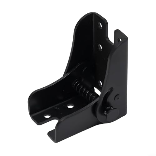 Bebykilemi 90 Grad selbstsicherndes Klappscharnier, Stahl-Halterung für Sofabett oder Esstisch, robuste Möbel-Hardware-Zubehör, 65 x Schwarz von Bebykilemi