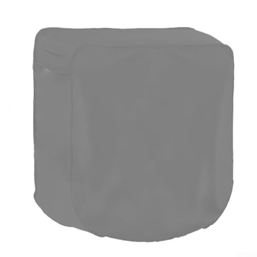 Bebykilemi Abdeckung für Gartenschlauchrollen, einziehbar, 210D-Oxford-Stoff, für Wasserschlauchaufbewahrung im Freien, mit Kordelzug, 60 x 60 x 45 cm (grau) von Bebykilemi
