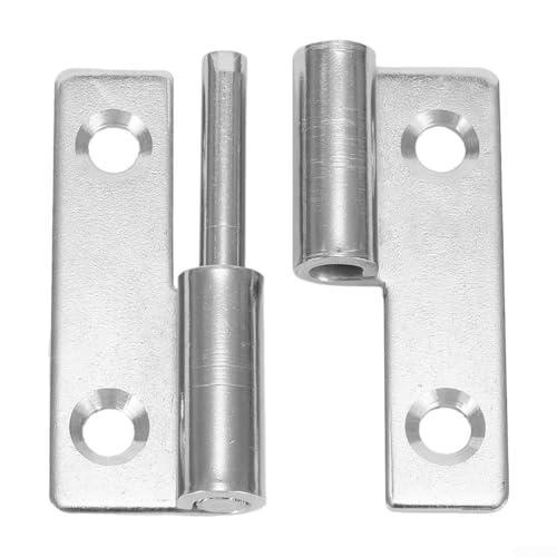 Bebykilemi Abnehmbares Türscharnier aus 304 Edelstahl, strapazierfähig, zum Abheben von Scharnieren, für Schrank, Kleiderschrank, 40 x 30 x 1,5 mm (40 x 30 x 1,5 mm links) von Bebykilemi