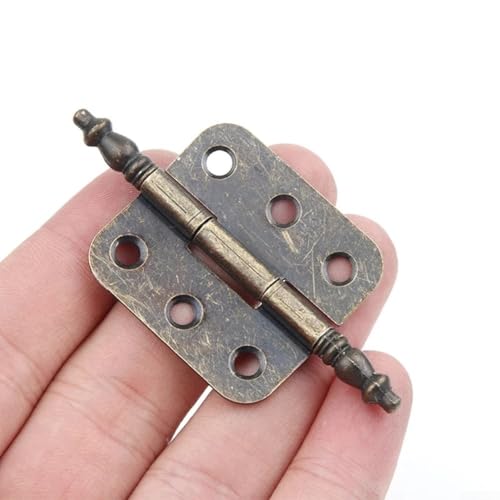 Bebykilemi Antik-Bronze-Scharniere mit Kronenkopf, 70 x 35 mm, dekorative Schranktürscharniere mit Schrauben, 4 Stück, für Vintage-Holzkisten, Schmuckkästen, Werkzeugkästen, Schränke Bebykilemi Antik-Bronze-Scharniere mit Kronenkopf, 70 x 35 mm, dekorative Schranktürscharniere mit Schrauben, 4 Stück, für Vintage-Holzkisten, Schmuckkästen, Werkzeugkästen, Schränke von Bebykilemi