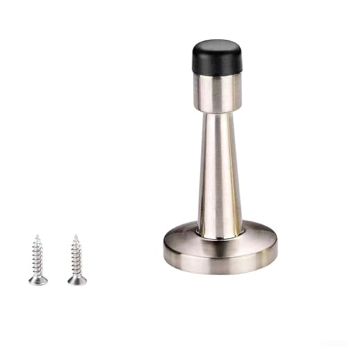 Bebykilemi Antikollisions-Türstopper für Badezimmer, verdicktes Türzubehör, Gummi-Türaufsatz (Silber) von Bebykilemi