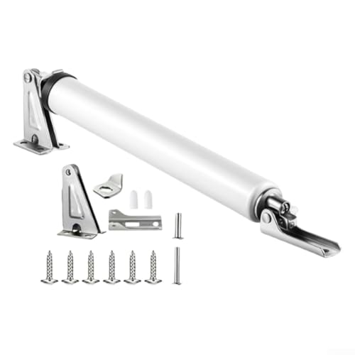 Bebykilemi Automatischer Türschließer, 325 mm, Aluminiumlegierung, einstellbare Geschwindigkeit und Dämpfung, mit 90-Grad-Öffnungsfunktion, für Holz- oder Metalltüren bis zu 35 kg, geeignet für von Bebykilemi