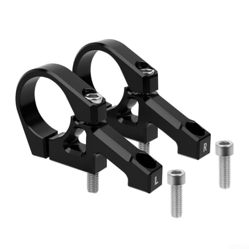 Bebykilemi Direct Mount Fahrradvorbau, für DH Mountainbike Dual Crown Gabel 31,8 mm Lenkerklemme, eloxiertes Aluminium, 80 mm MTB-Vorbau (schwarz) von Bebykilemi