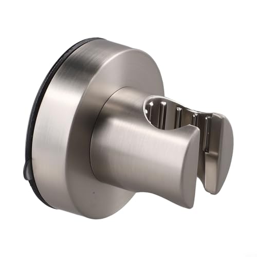 Bebykilemi Duschkopfhalter, leistungsstarker Saugnapf, Duschfutterhalter (gebürstet) von Bebykilemi