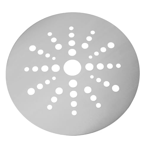 Bebykilemi Edelstahl-Wärmeverteilerplatte für Induktionsherde, magnetischer Plattenadapter für Glastöpfe, lebensmittelechter Wärmeverteiler mit gleichmäßiger Wärmeverteilung (23 cm) von Bebykilemi