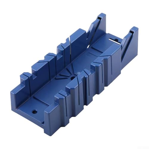 Bebykilemi Gehrungs-Kastensägenführungs-Set mit Klemm-Design für Holzschneiden, Schrankrahmen, Formteil, 45 Grad, 90 Grad Winkel, blau, 3 Größen (mittel) von Bebykilemi