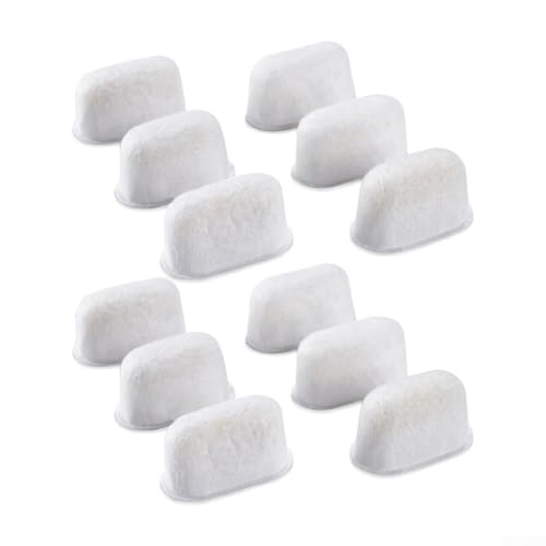 Bebykilemi Harzfaser-Kaffeemaschine, Wasserfilter, kompatibel mit ES601, ES655, ES701, verstärkt mit Aktivkohle für verbesserte Geschmacks- und Geruchsentfernung (12 Stück) von Bebykilemi