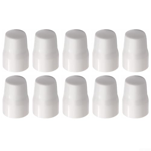 Bebykilemi Heizkörperventilabdeckungen, Heizungssystemzubehör, Ventilschutz, Heizkörper-Sicherheitsabdeckungen, Push-Fit-Ventil, weißes Heizkörperzubehör (10 Stück) von Bebykilemi