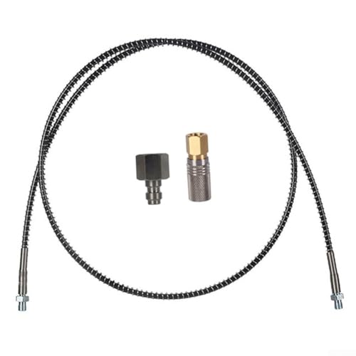 Bebykilemi Hochdruckschläuche, Luftkompressor-Anschlussschlauch M10 x 1 Gewinde, 63 MPa, Edelstahl, 9000 PSI mit Schnelltrenn-Buchse Bebykilemi Hochdruckschläuche, Luftkompressor-Anschlussschlauch M10 x 1 Gewinde, 63 MPa, Edelstahl, 9000 PSI mit Schnelltrenn-Buchse von Bebykilemi