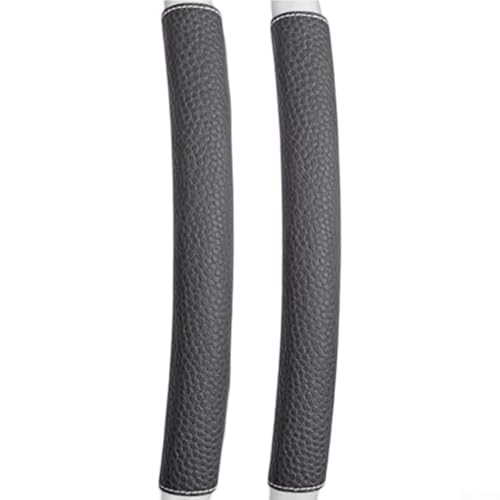 Bebykilemi Kühlschrank-Türgriff-Abdeckungen für Kühlschrank, Backofen, Geschirrspüler, Küchengeräte, PU-Material, einfache Installation, waschbar, Schwarz, Braun, Grau, 2 (Schwarz) von Bebykilemi