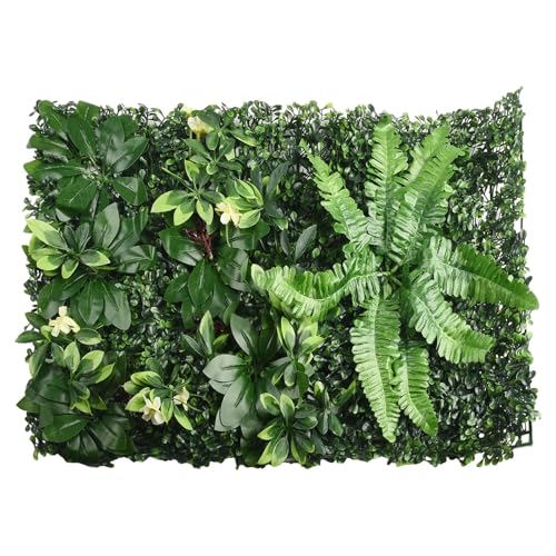 Bebykilemi Kunstrasen grüne Matte, künstliche Pflanzen Home Wanddekoration Indoor Outdoor Wanddekoration für Zuhause Wohnzimmer Garten Terrasse Shop Display (#2) von Bebykilemi