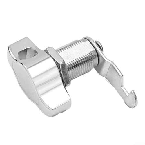 Bebykilemi Metall-Schrankschloss mit schlüssellosem Nocken-Design und Vorhängeschloss, Zinklegierung, bietet Sicherheit für elektronische Schränke, Werkzeugkästen und Möbel (25 mm) von Bebykilemi