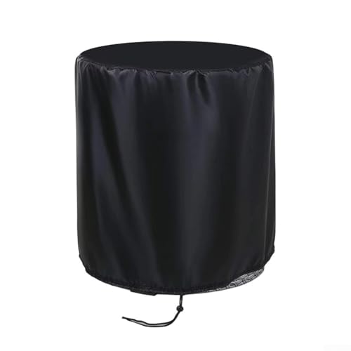 Bebykilemi Outdoor Patio Ice Cooler Table Cover, Round Waterproof Side Table Protector With Storage Bag, For Pool Garden Furniture(black) von Bebykilemi