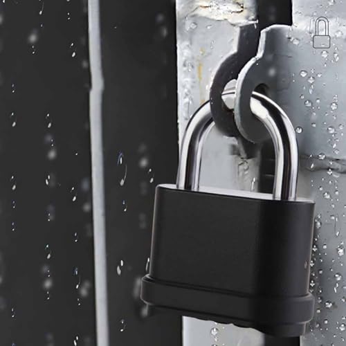 Bebykilemi Robustes, wasserdichtes Zahlenschloss für den Außenbereich, Zinklegierung, mechanisches Vorhängeschloss mit Anti-Schnitt- und Anti-Aufbrech-Doppelbolzen-Design, wetterfeste Sicherheit Bebykilemi Robustes, wasserdichtes Zahlenschloss für den Außenbereich, Zinklegierung, mechanisches Vorhängeschloss mit Anti-Schnitt- und Anti-Aufbrech-Doppelbolzen-Design, wetterfeste Sicherheit von Bebykilemi