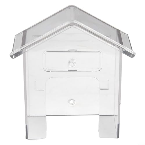 Bebykilemi Türklingel wasserdichte Abdeckung, transparente PC-Regenabdeckungen, Schutzbox-Schild mit Easy-Press Design für Türklingeln Zugangskontrolle von Bebykilemi