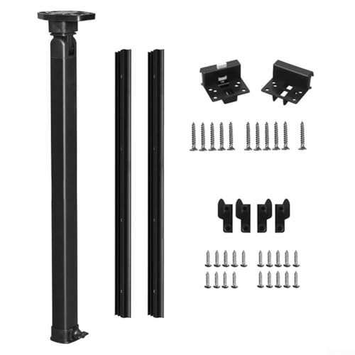 Bebykilemi Verstellbare, zusammenklappbare Teleskopbeine für tragbare und Wohnmobil-Tische, Aluminiumlegierung mit Verriegelungsknöpfen, höhenverstellbar von 53,3 bis 91,4 cm von Bebykilemi