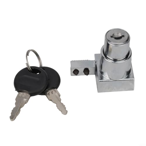 Bebykilemi Vitrinen-Schiebetürschloss-Set mit Schlüssel für Vitrinen, Terrarium, 4 Stück von Bebykilemi