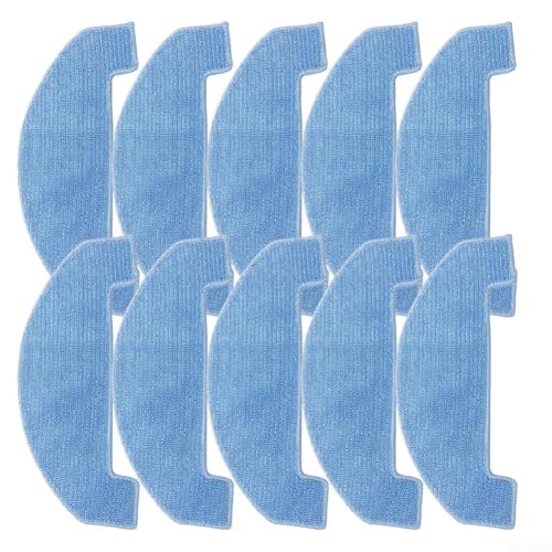 Bebykilemi Wischmopp-Pads für Roboter, kompatibel mit Liectroux M70 Pro für Trouver E10, MONSGA MS1 MAX Maschinenzubehör (10 Stück) von Bebykilemi