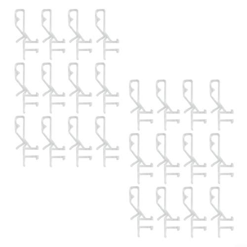Clips für Jalousien, 24 Stück, transparenter Kunststoff, Jalousien-Halter, Ersatzteile für Fensterbehandlungen, Heimwerker Clips für Jalousien, 24 Stück, transparenter Kunststoff, Jalousien-Halter, Ersatzteile für Fensterbehandlungen, Heimwerker von Bebykilemi