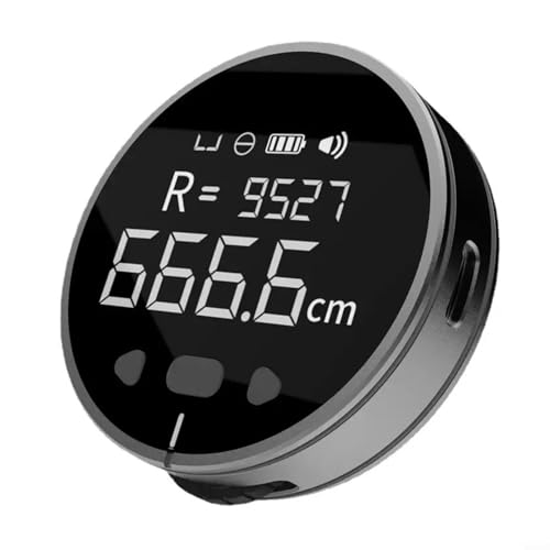 Digitales Maßband, wiederaufladbar, 99 m lange Entfernung, elektronisches Messwerkzeug mit LCD-Display, multifunktionales Messgerät von Bebykilemi