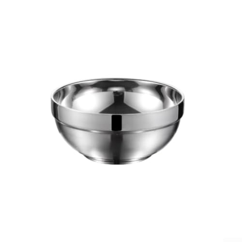 Doppelschichtige, isolierte Edelstahl-Servierschalen für Reis, Salat und Dip-Soßen, Geschirr für mehrere Anlässe (13 cm) von Bebykilemi