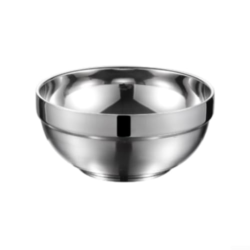 Doppelschichtige, isolierte Edelstahl-Servierschalen für Reis, Salat und Dip-Soßen, Geschirr für mehrere Anlässe (16 cm) von Bebykilemi