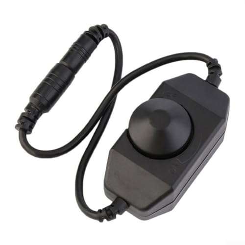 Drehlampenschalter, Dimmer, Controller für LED-Schreibtischlampen mit einstellbarer Helligkeitsregelung, schwarzer Kunststoff, Mini-Lichtmodulator-Schalter, 61 x 33 x 32 mm Drehlampenschalter, Dimmer, Controller für LED-Schreibtischlampen mit einstellbarer Helligkeitsregelung, schwarzer Kunststoff, Mini-Lichtmodulator-Schalter, 61 x 33 x 32 mm von Bebykilemi