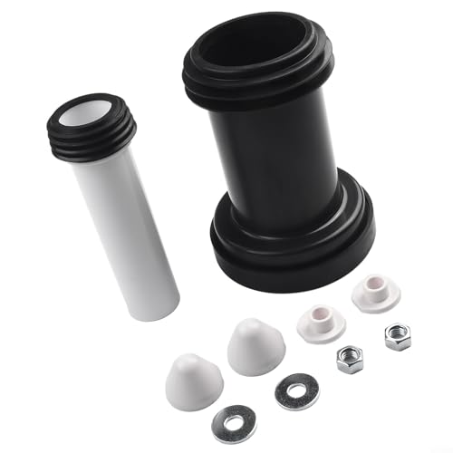 Duofix Spülkasten Wandaufhängung WC Rahmen Pfanne Anschlussrohr Set mit satinierter Chrom-Abdeckung für WC-Installation PE/PP Material 152.426.46.1 Duofix Spülkasten Wandaufhängung WC Rahmen Pfanne Anschlussrohr Set mit satinierter Chrom-Abdeckung für WC-Installation PE/PP Material 152.426.46.1 von Bebykilemi