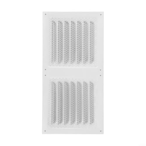 Edelstahl Lüftungsgitter mit Bildschirm 300 x 150 mm Lüftungsabdeckung für HVAC Heizung Kühlung Luftstromsteuerung Decken- oder Wandinstallationen im Innenbereich (Schwarz) von Bebykilemi