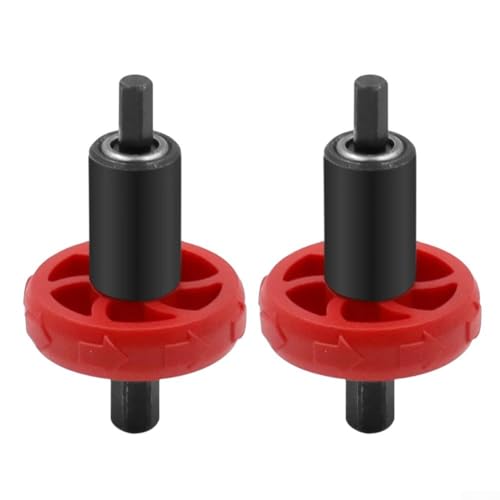 Elektromotor-Starter-Bohrer-Adapter für Rasenmäher, Trimmer für Laubbläser, Feldkultivator, 2 Stück, rot, schwarz, Kunststofflegierung, 66 x 38 mm Elektromotor-Starter-Bohrer-Adapter für Rasenmäher, Trimmer für Laubbläser, Feldkultivator, 2 Stück, rot, schwarz, Kunststofflegierung, 66 x 38 mm von Bebykilemi