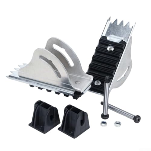 Ersatz-Leiterfüße aus Flugzeugaluminium mit 90-Grad-Drehgelenk und rutschfesten Griffpolstern für erhöhte Sicherheit und Stabilität auf Eis, Schnee und von Bebykilemi