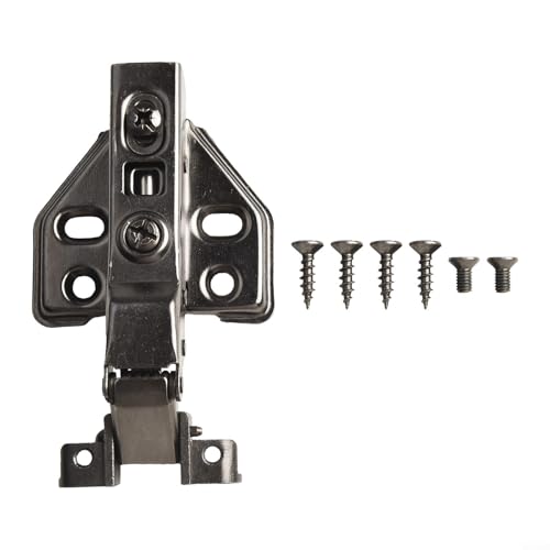 Hydraulisches Aluminiumrahmen-Glastürscharnier mit leiser Dämpfung und leisem Puffer, robuste Stahlkonstruktion für Badezimmer, Küche, Weinschrank und Display (B) von Bebykilemi