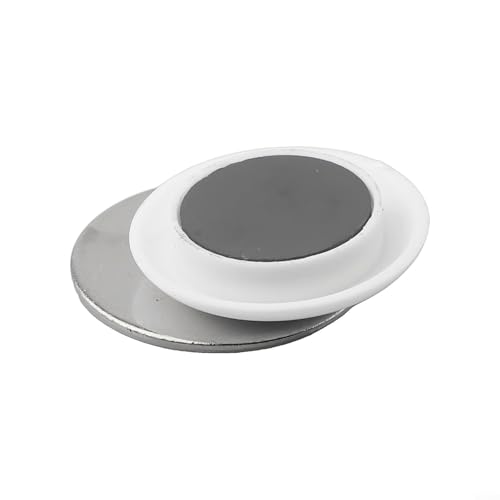 Magnetisches Duschvorhang-Gewichte-Set – starker ABS-Kunststoff und Magnet-Clips halten den Duschvorhang sicher, Wasserspritzer und Windweh, vielseitig einsetzbar (1 Stück, weiß) von Bebykilemi