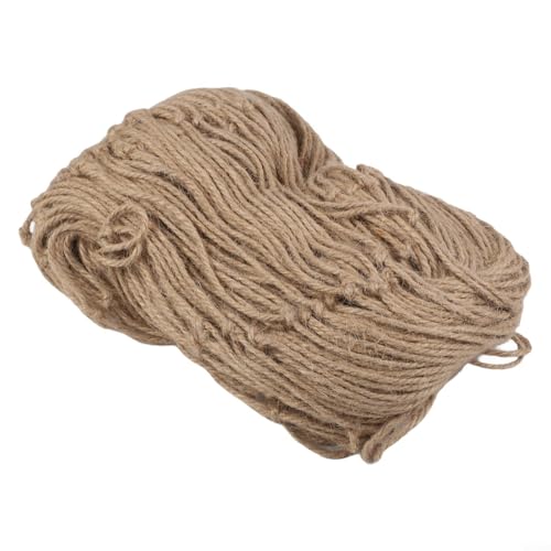 Natürliches Jute-Hanfseil, Pflanzenstütznetz, Garten-Rankgitter zum Klettern, Gemüse, Blumen, Reben, Balkon, Wanddekoration, rustikales Außennetz (2 x 5 m) von Bebykilemi